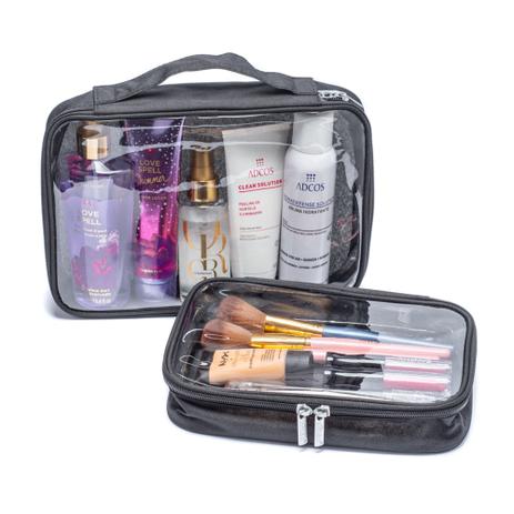 Necessaire Viagem Kit 2 Peças Masculina Feminina Organizador - PGB Menor preço em Necessaire Viagem Kit 2 Peças Masculina Feminina Organizador - PGB