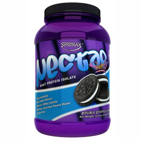 Nectar Sweets Whey Protein Isolado Double Stuffed Cookie (907g) Syntrax Menor preço em Nectar Sweets Whey Protein Isolado Double Stuffed Cookie (907g) Syntrax