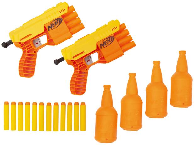 Nerf Alpha Strike Fang QS-4 Hasbro 12 Dardos - com Alvo