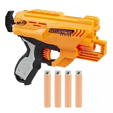 Nerf Lançador Accustrike Quadrant - E0013 - Hasbro Menor preço em Nerf Lançador Accustrike Quadrant - E0013 - Hasbro
