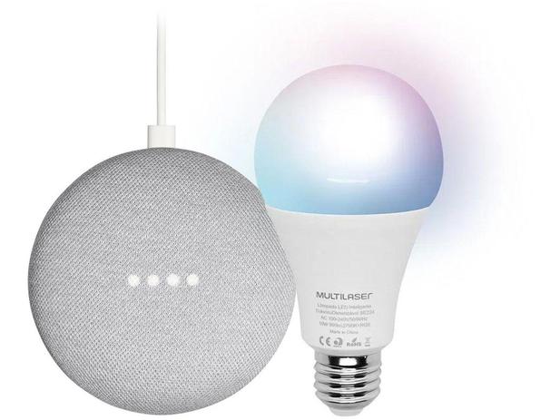 Nest Mini 2ª geração Smart Speaker com Google - Assistente + Lâmpada Inteligente Multilaser E27 é boa?