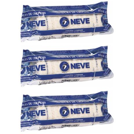Neve Atadura Crepe 8cmx4,5m (Kit C/03) Menor preço em Neve Atadura Crepe 8cmx4,5m (Kit C/03)