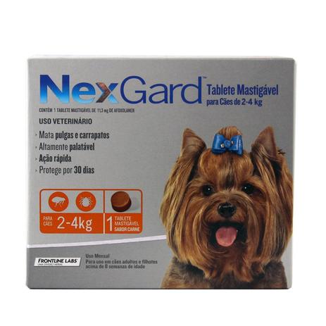 Nexgard P Cães 2 a 4kg Antipulgas e Carrapatos Merial - Descrição marketplace Menor preço em Nexgard P Cães 2 a 4kg Antipulgas e Carrapatos Merial - Descrição marketplace