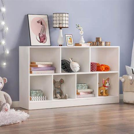 Nicho 100% MDF Branco TX 80 x 45 x 20 cm - Móveis Alice Menor preço em Nicho 100% MDF Branco TX 80 x 45 x 20 cm - Móveis Alice