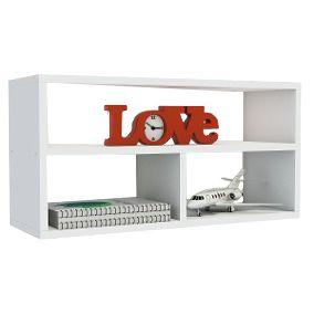 Nicho com prateleira e divisoria 60lx46ax15p 100 Mdf - Virtude móveis Menor preço em Nicho com prateleira e divisoria 60lx46ax15p 100 Mdf - Virtude móveis
