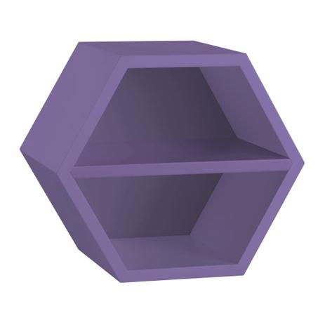 Nicho Com Prateleira Favo 1151 Roxo - Máxima móveis Menor preço em Nicho Com Prateleira Favo 1151 Roxo - Máxima móveis