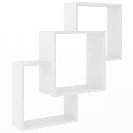 Nicho Composto Decorativo - Branco - Móvel bento Menor preço em Nicho Composto Decorativo - Branco - Móvel bento