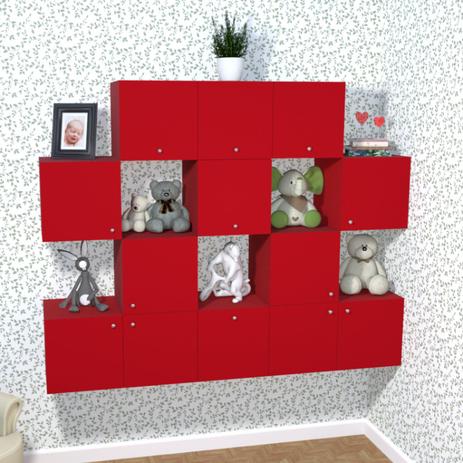 Nicho Cubo com 1 Porta Tolix Kit Cubos Baby Bramov Móveis Vermelho é ruim? Nicho Cubo com 1 Porta Tolix Kit Cubos Baby Bramov Móveis Vermelho é boa?