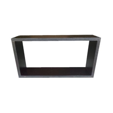 Nicho Cubo Prateleira Em MDF Preto P/ Decoração 45x24x10 - Poma shop Menor preço em Nicho Cubo Prateleira Em MDF Preto P/ Decoração 45x24x10 - Poma shop