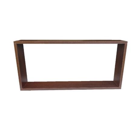 Nicho Cubo Prateleira Para Quarto Sala Em MDF Tabaco 45x24x10 - Poma shop é boa?