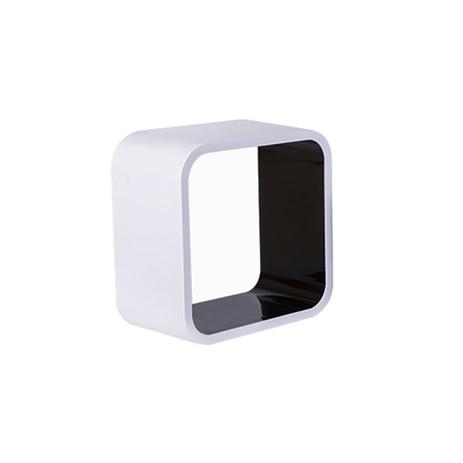 Nicho Decorativo Astra Nqp36 Quadrado 19.5x36cm Branco E Preto Menor preço em Nicho Decorativo Astra Nqp36 Quadrado 19.5x36cm Branco E Preto