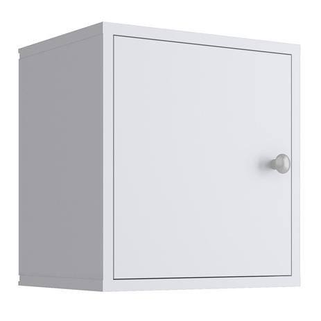 Nicho Decorativo Cubo Quiditá Kids 1 Porta 35x33cm Branco - Quiditá móveis é boa?