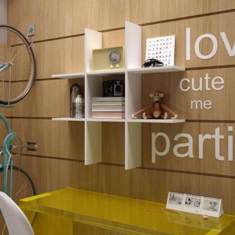 Nicho Decorativo Encaixe - Acabamento em BP Fosco - Branco - Brv é boa?
