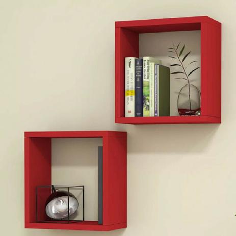 picture Nichos Magazine Luiza nicho duo para quarto vermelho nayan mix