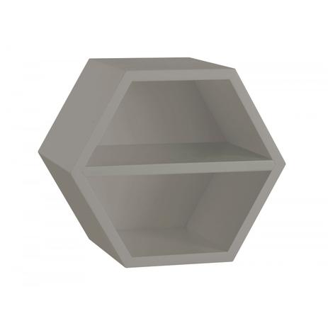 Nicho Hexagonal 1 Prateleira Favo Maxima Cinza Menor preço em Nicho Hexagonal 1 Prateleira Favo Maxima Cinza