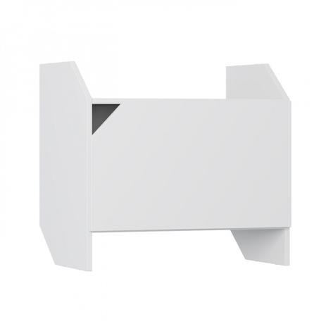Nicho Modulado com Porta Soul Be Mobiliário Branco Menor preço em Nicho Modulado com Porta Soul Be Mobiliário Branco