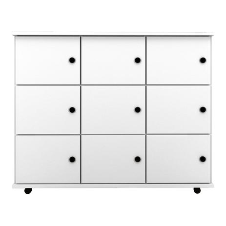 Nicho Multiuso Organizador com Rodízios Amã 9 Portas Branco - Mpozenato - Mpozenato - LM Menor preço em Nicho Multiuso Organizador com Rodízios Amã 9 Portas Branco - Mpozenato - Mpozenato - LM