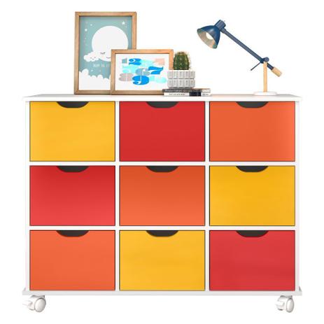 Organizador de brinquedos mdf 9 gavetas Clearance