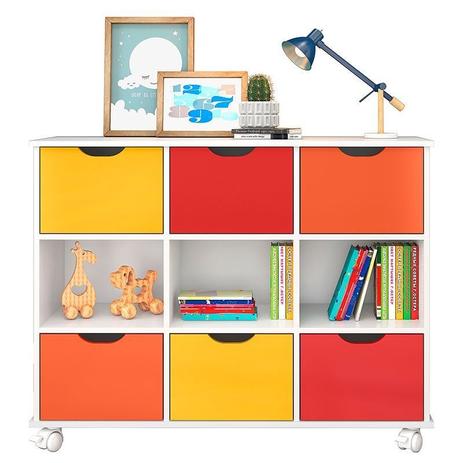 Nicho Organizador Linus com 6 Gavetas Colorido - Qmovi é boa?