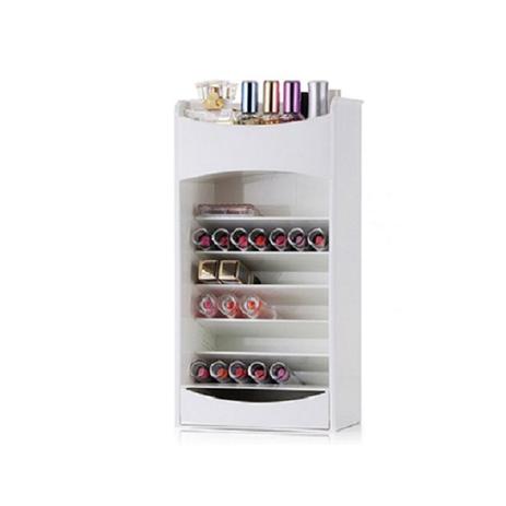 Nicho organizador porta maquiagem e esmalte ajustavel com gaveta e 7 prateleiras estante caixa para - Faça resolva Menor preço em Nicho organizador porta maquiagem e esmalte ajustavel com gaveta e 7 prateleiras estante caixa para - Faça resolva