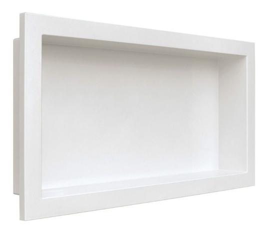 Nicho Para Banheiro De Embutir 30x60 Branco Metasul Menor preço em Nicho Para Banheiro De Embutir 30x60 Branco Metasul
