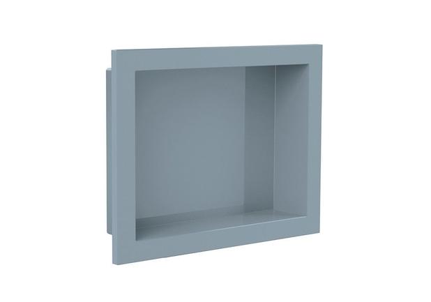 Nicho Para Banheiro Embutir Plástico Cinza Urbano 30x40cm Metasul Menor preço em Nicho Para Banheiro Embutir Plástico Cinza Urbano 30x40cm Metasul