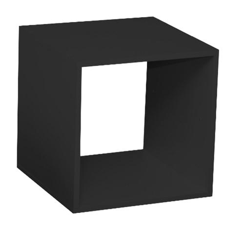 Nicho Quadrado Criado Mudo Preto L 40 x P 40 x A 40 cm - Bramov Menor preço em Nicho Quadrado Criado Mudo Preto L 40 x P 40 x A 40 cm - Bramov