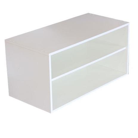 Nicho Retangular c/ 1 Prateleira Branco L 80 x P 40 x A 40 cm - Bramov Menor preço em Nicho Retangular c/ 1 Prateleira Branco L 80 x P 40 x A 40 cm - Bramov