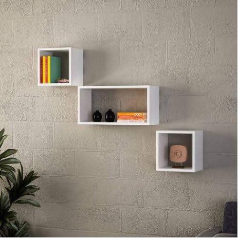 Nichos para sala Roma trio nayan mix branco 3 peças 50x25x20 é boa?