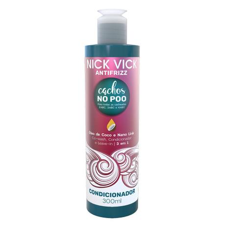 Nick Vick Antifrizz Cachos Np Poo - Condicionador - Nick vick Menor preço em Nick Vick Antifrizz Cachos Np Poo - Condicionador - Nick vick