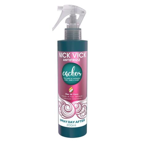 Nick Vick Antifrizz Cachos - Spray Day After - Nick & Vick Menor preço em Nick Vick Antifrizz Cachos - Spray Day After - Nick & Vick