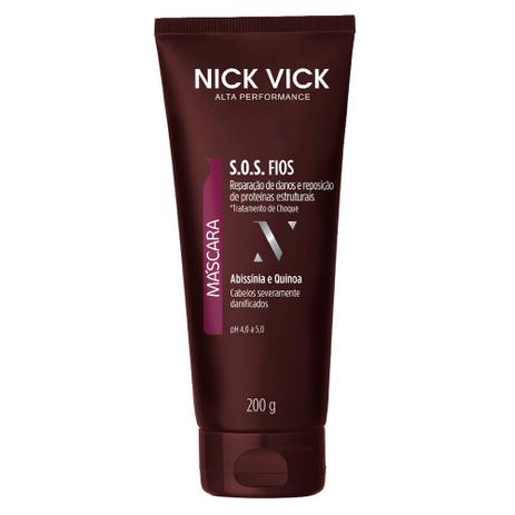 Nick Vick Pro-Hair S.O.S Fios Abssinia e Quinoa - Máscara de Reconstrução Menor preço em Nick Vick Pro-Hair S.O.S Fios Abssinia e Quinoa - Máscara de Reconstrução
