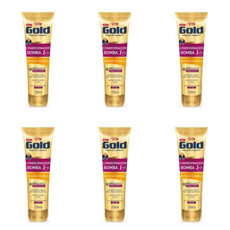 Niely Bomba Nutrição Condicionador 150ml (Kit C/06) - Niely gold Menor preço em Niely Bomba Nutrição Condicionador 150ml (Kit C/06) - Niely gold