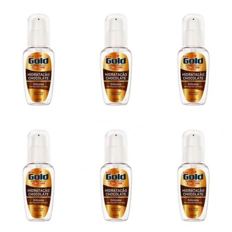 Niely Gold Chocolate Silicone Capilar 42ml (Kit C/06) Menor preço em Niely Gold Chocolate Silicone Capilar 42ml (Kit C/06)