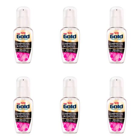 Niely Gold Compridos + Fortes Silicone Capilar 42ml (Kit C/06) Menor preço em Niely Gold Compridos + Fortes Silicone Capilar 42ml (Kit C/06)