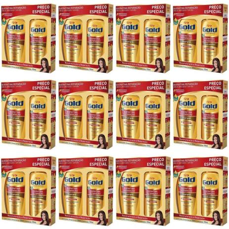 Niely Gold Queratina Kit Shampoo 300ml + Condicionador 200ml (Kit C/12) Menor preço em Niely Gold Queratina Kit Shampoo 300ml + Condicionador 200ml (Kit C/12)