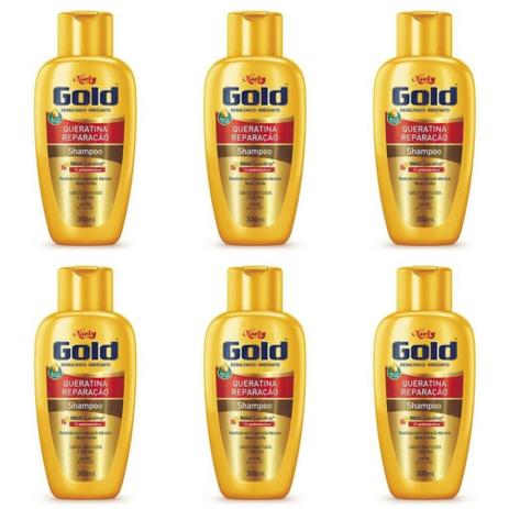 Niely Gold Queratina Uso Diário Shampoo 300ml (Kit C/06) Menor preço em Niely Gold Queratina Uso Diário Shampoo 300ml (Kit C/06)