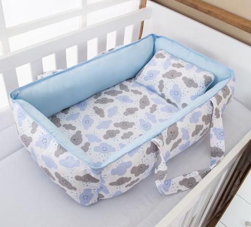 Ninho Redutor de Berço 2 peças com Alça Nuvem Azul - I9 baby é ruim? Ninho Redutor de Berço 2 peças com Alça Nuvem Azul - I9 baby é boa?