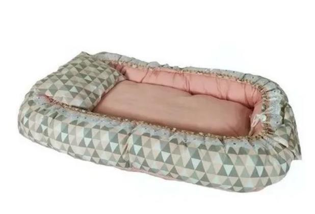 Ninho Redutor Mosquiteiro Berço Portatil Espuma Premium Rosa Xadrez - Bamboo Menor preço em Ninho Redutor Mosquiteiro Berço Portatil Espuma Premium Rosa Xadrez - Bamboo
