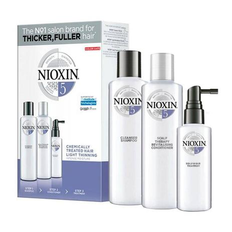 Nioxin 5 System Kit para Cabelo Normal a Espesso (3 Produtos - Wella é boa?