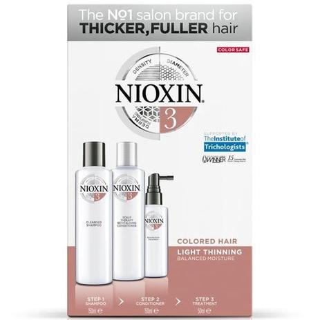 NIOXIN HAIR SYSTEM 3 - KIT 300ml + 300ml + 100ml - Wella Menor preço em NIOXIN HAIR SYSTEM 3 - KIT 300ml + 300ml + 100ml - Wella