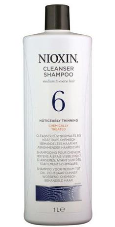 Nioxin System 6 Cleanser Shampoo 1000ml Menor preço em Nioxin System 6 Cleanser Shampoo 1000ml