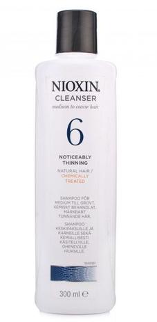 Nioxin System 6 Cleanser Shampoo 300ml Menor preço em Nioxin System 6 Cleanser Shampoo 300ml