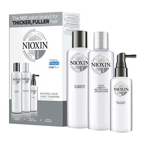 Nioxin Trial Kit Sistema 1 – Shampoo + Condicionador + Leave-in