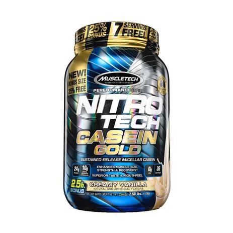 NITRO TECH CASEIN GOLD 1,13kg - BAUNILHA CREMOSA - Muscletech Menor preço em NITRO TECH CASEIN GOLD 1,13kg - BAUNILHA CREMOSA - Muscletech