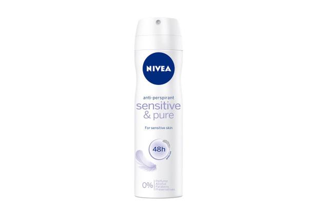 Nivea Desodorante Aerosol Sensitive Pure sem perfume 93G Menor preço em Nivea Desodorante Aerosol Sensitive Pure sem perfume 93G