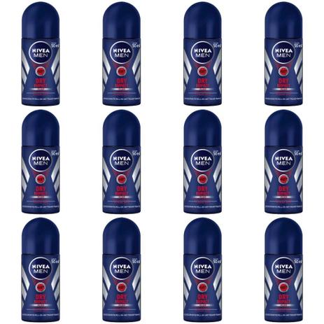 Nivea Dry Impact Desodorante Rollon Masculino 50ml (Kit C/12) é boa?