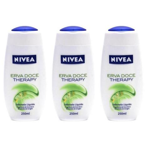 Nivea Erva Doce Sabonete Líquido 250ml (Kit C/03) Menor preço em Nivea Erva Doce Sabonete Líquido 250ml (Kit C/03)
