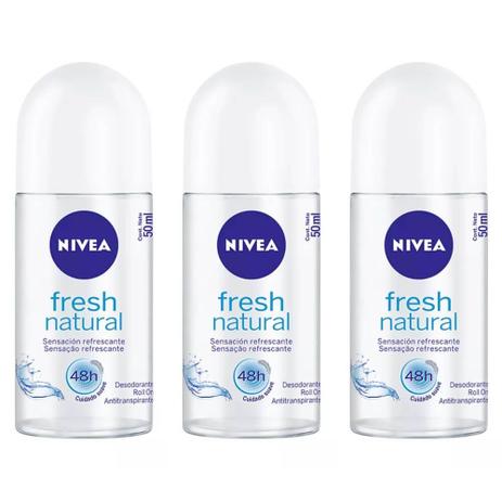 Nivea Fresh Natural Desodorante Rollon 50ml (Kit C/03) é boa?