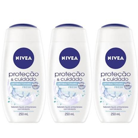 Nivea Fresh Sabonete Líquido Antibacteriano 250ml (Kit C/03) Menor preço em Nivea Fresh Sabonete Líquido Antibacteriano 250ml (Kit C/03)